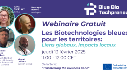 Webinaire biotechnologies bleues pour les territoires